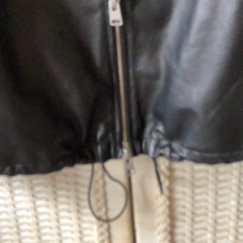 Gorgeous… Gorgeous All Saints Della Leather Bomber Jacket 🖤🖤🖤 - Picture 4 of 13